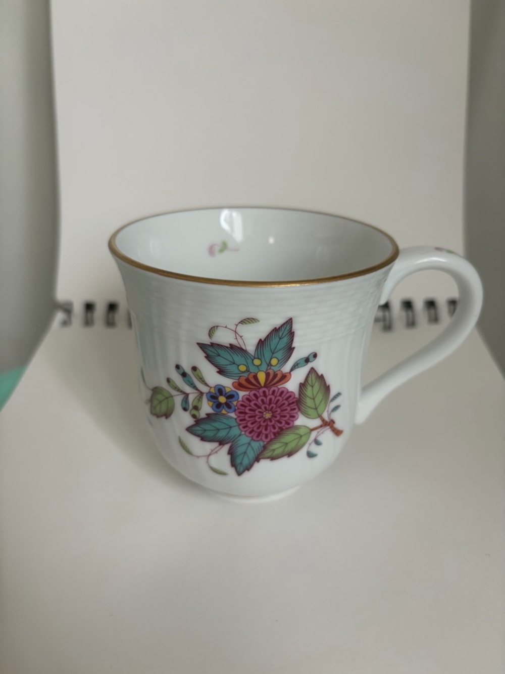 Herend Chinese Bouquet Multicolor Handpainted Mug